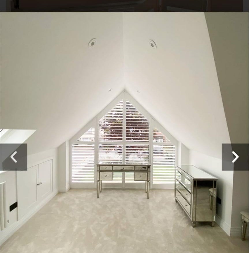 Shaped shutter example